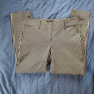 Striped cropped pants Ann Taylor
